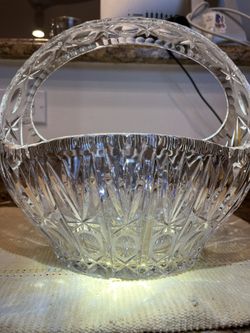 Hobster motiff glass Basket 