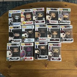 14 Funko Pops Collection 