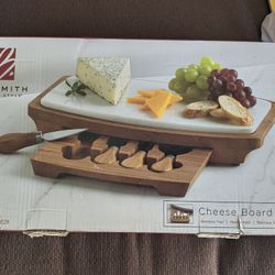 B Smith Cheese Board, Unopened, Distressed Box