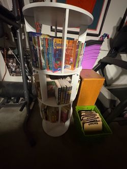 Rotating  bookshelf