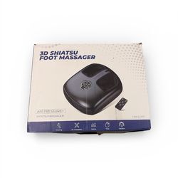 3D Shiatsu Foot Massager w/ Heat Air Compression Remote | Open Box Like New