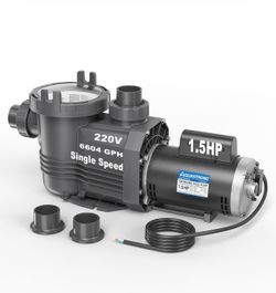 Above ground pool pump