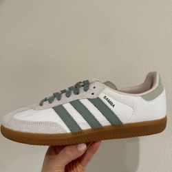 Samba OG Shoes Cloud White / Silver Green / Putty Mauve for Sale in Irvine,  CA - OfferUp