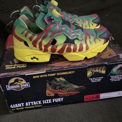 Reebok Jurassic Park Collab Shoes Size 10.5