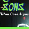 man cave Signs