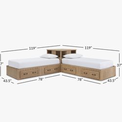 Pottery Barn Belden Bedroom Set.