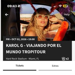 Karol G Viajando por el Mundo TROPITOUR 8/2