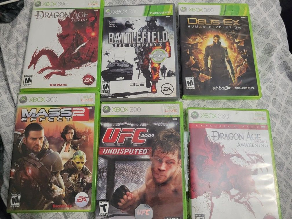 6 Xbox 360 Games