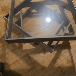 Stackable Living Room Glass Table