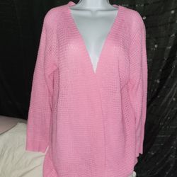 Fashion Nova  Sweater Jacket  Pink  S