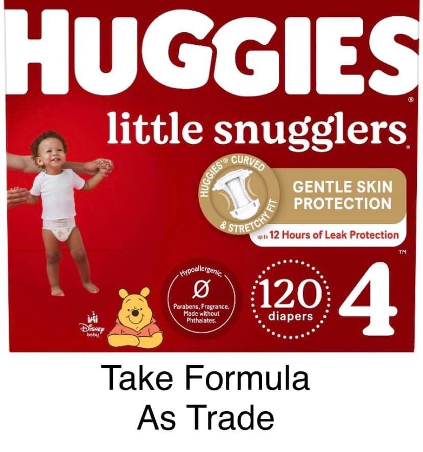 Size 4 Huggies Little Snugglers Diapers Pañales 