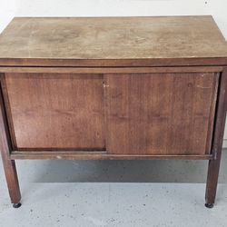 Cabinet with Sliding Doors.