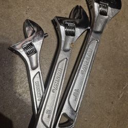 Husky Adjustable Wrench Set Of 3 