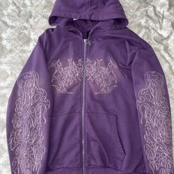 Juvenile Co Brand Hoodie Purple Men’s Fashion 