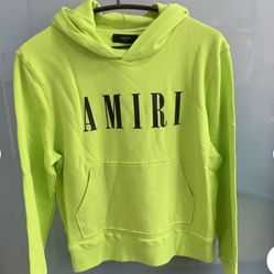 Amiri By Rich Boys,  Yellow , Green Hoodie Size14boys