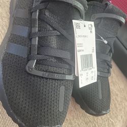 Kids Brand New Black Adidas Size 2 