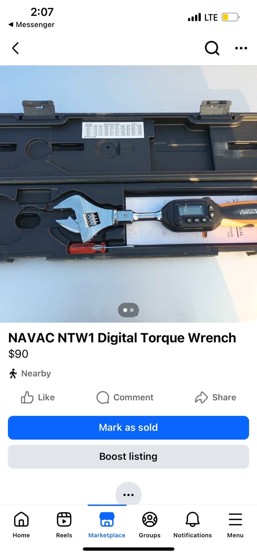 Navac Digital Torque Wrench