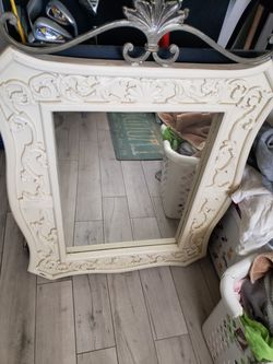 Mirror very heavy antique