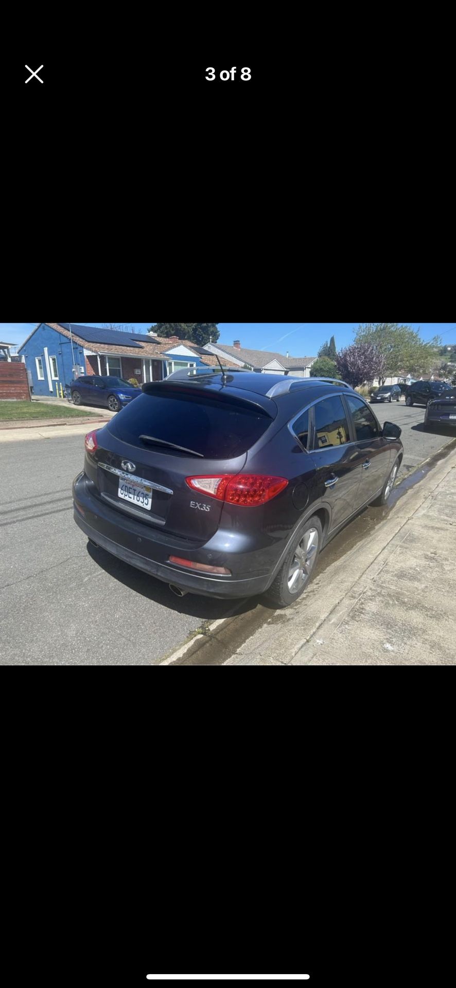 Hello up for sale is my 2008 Infiniti EX 35 runs and drive battery is weak needs a jump and also it does have a head gasket. That’s what my mechanic s