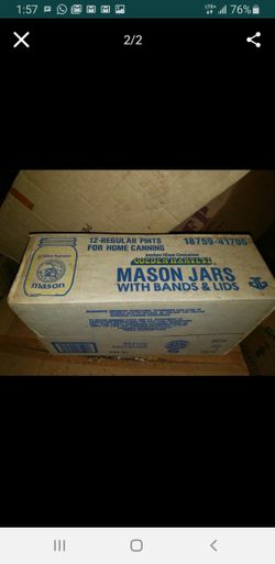 108 pint glasses brand new mason jars