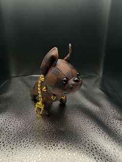 LV french bulldog keychain
