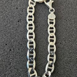 NEW STERLING SILVER BRACELET MADE IN ITALY 