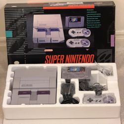 Super Nintendo SNES Complete In Box W/ Styrofoam 