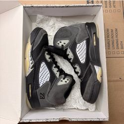 WORN JORDAN 5 "ANTHRACITE" - Used/Worn Size 8.5