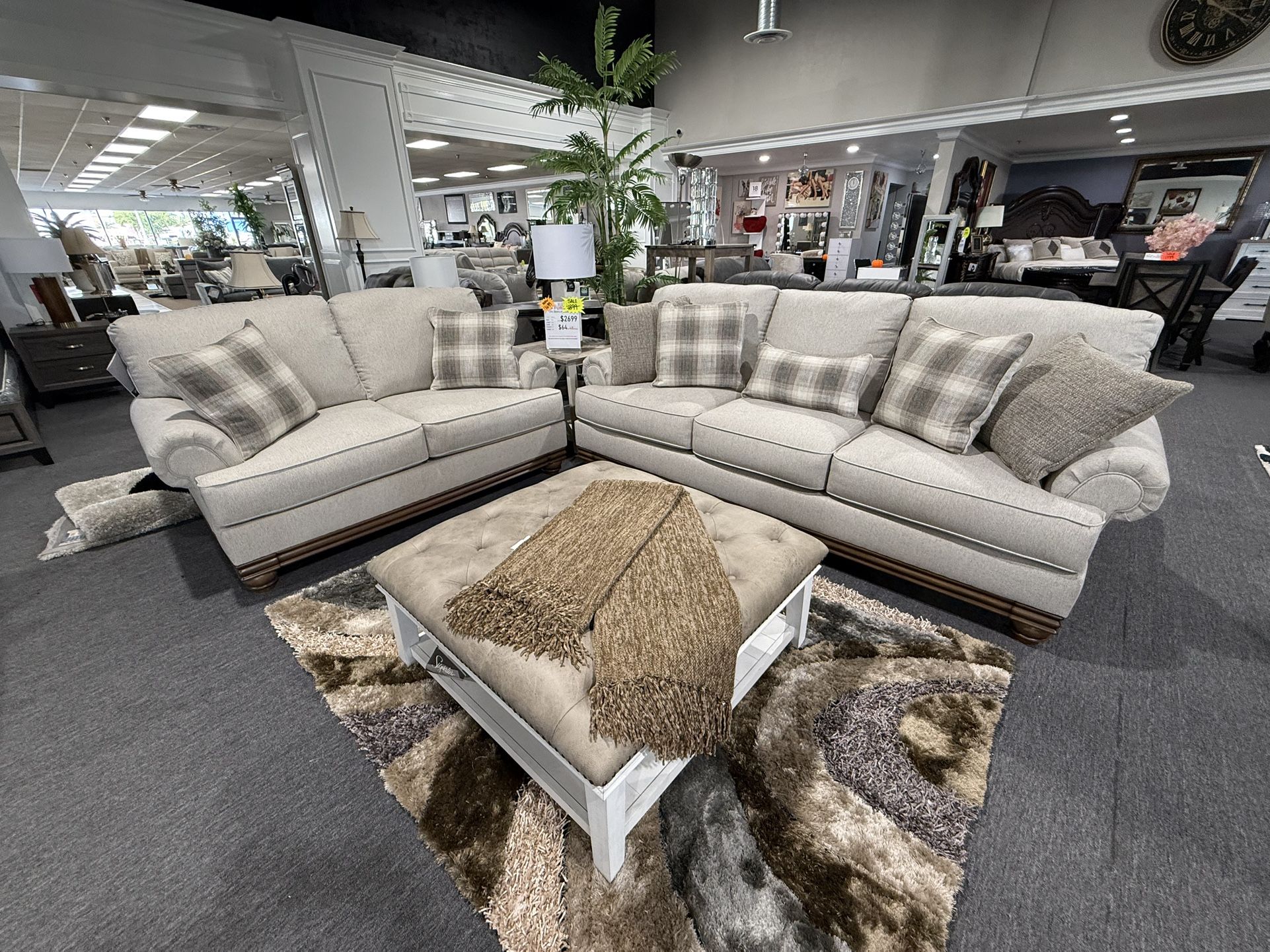 2 Pc Sofa And Loveseat