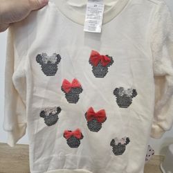 2T Minnie Mouse Outfit New With Tags