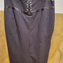 Women's Dress Skirt w Flare Lace Bottom 