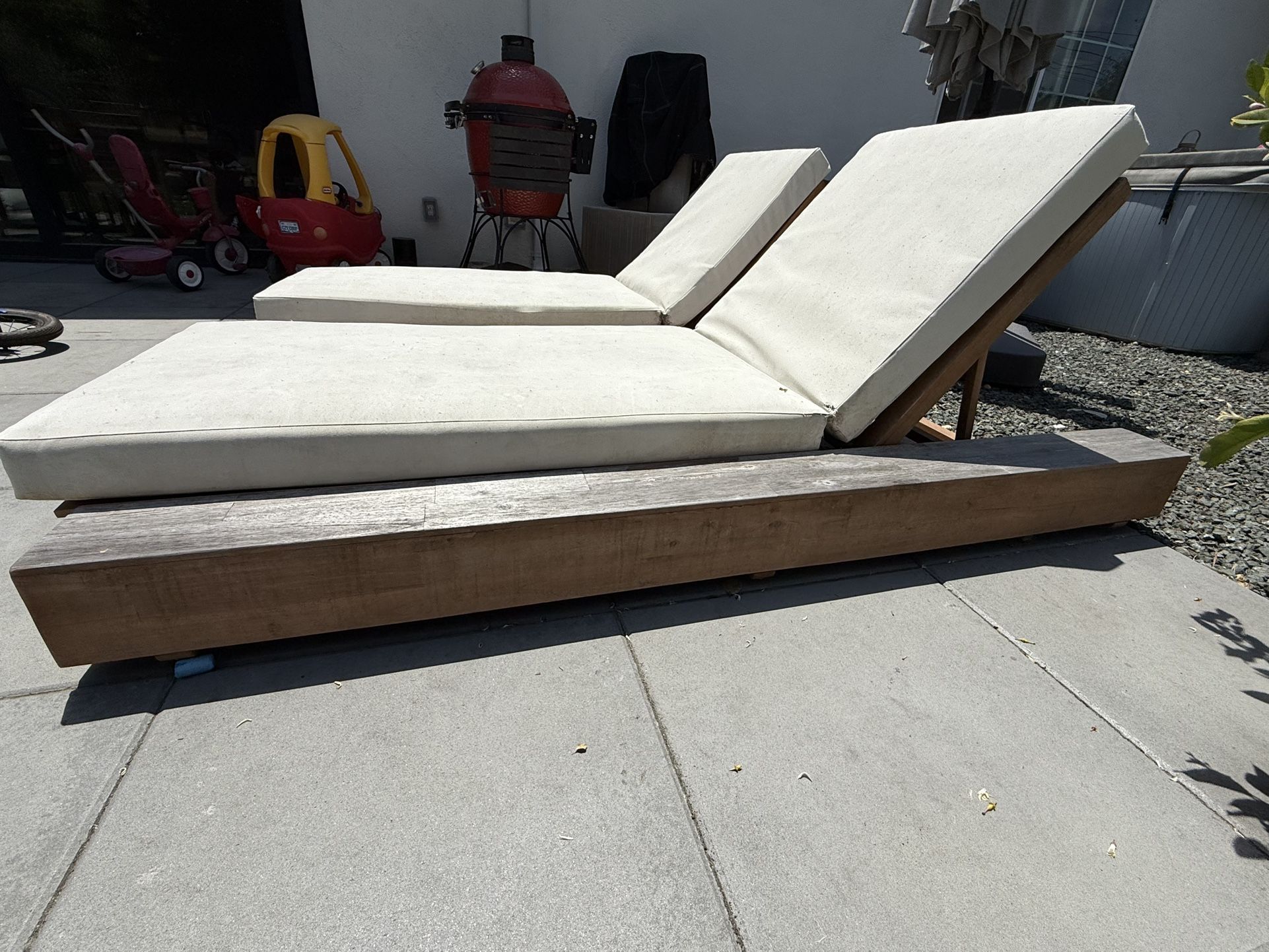 Outdoor Acasia Chaise Lounge - Joss And Main