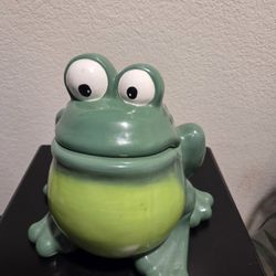 Frog Cookie Jar