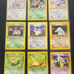Pokemon Neo Genesis 1st Edition Lot Or Individual. Excellent Condition!