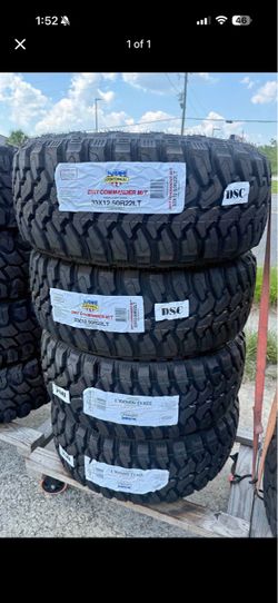 Centennial Dirt Commander M/T 33X12.50R22LT Tires – Set of 4