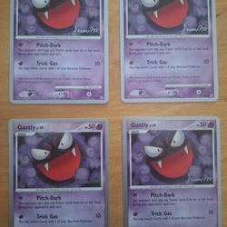 NM Gastly Signed Pokemon Card (2009 World Championship Decks, WCD, Jason Martinez, 62/100)