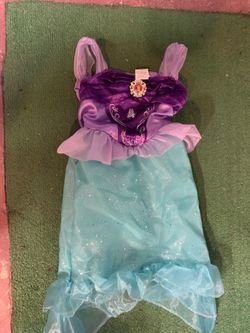 Little girls 4-6 little mermaid costume