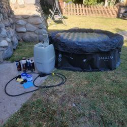 Coleman Saluspa Miami Portable 4 Person Inflatable Hot Tub