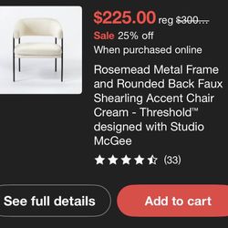 StudioMcGee Accent Chair