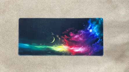 Cosmic themed XL table mouse pad