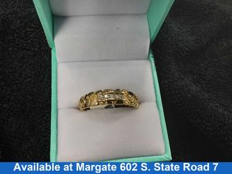 Ring - Wedding Band - Yellow Gold 14k (.585) 3.6 grams Size 9.5
