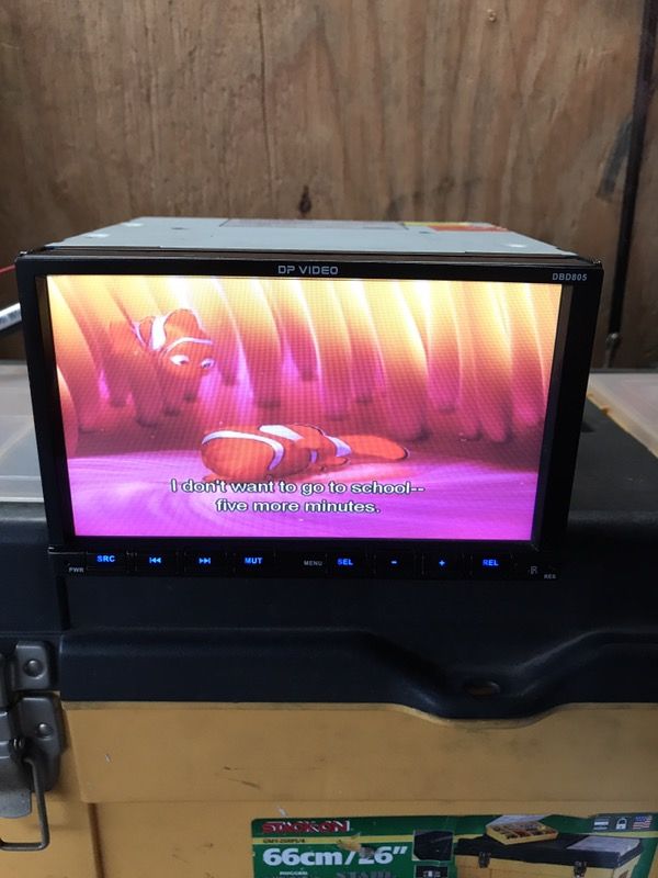 DP VIDEO DBD805 CAR STEREO DVD PLAYER 7 inch Touch Screen Backup camera ready Available 8/20 6th and Grove area