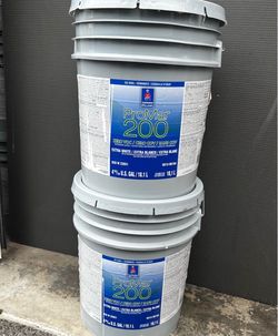 Opened 10 gallons Egshell Paint Interior. Alabaster color