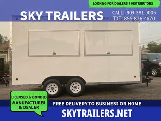 Concession Trailer 8.5x16x7.6