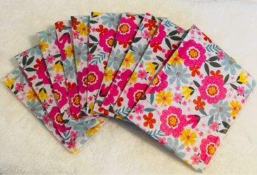 Floral Bubble Mailers Padded Envelopes 10pc
