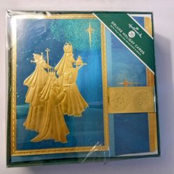 35 EMBELLISHED CHRISTMAS CARDS & SEALS - BOX SET