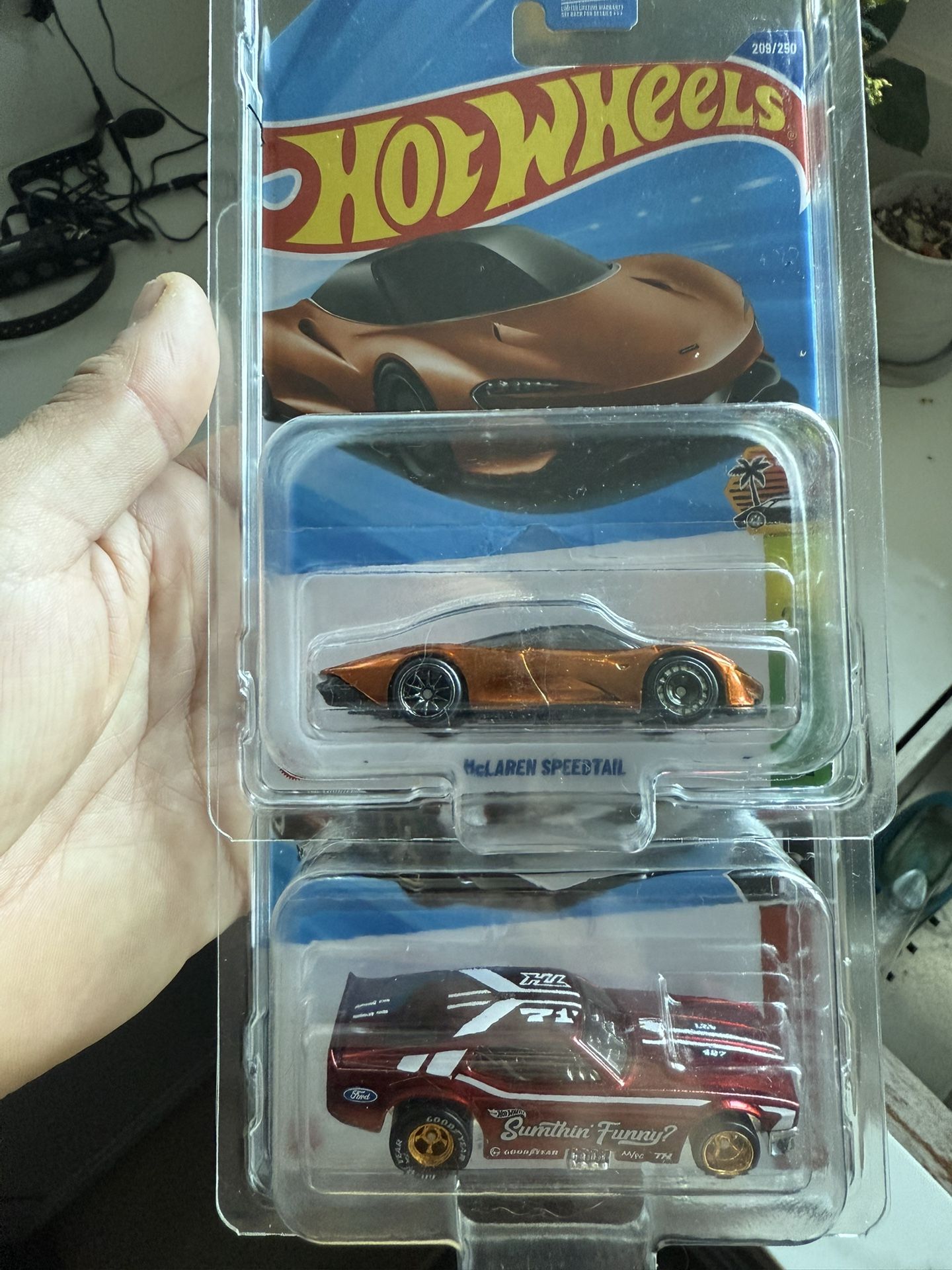  Hot Wheel super treasure hunt McLaren Speedtail &ford Funny Car