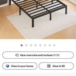 Full size bed frame