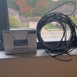 Wireless Router / Very Long  Patch Cable