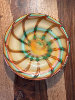 Decorative Blown Glass Dish